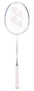 Yonex Badmintonschläger Nanoflare 001 Clear (grifflastig, flexibel) weiss - besaitet -